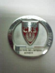 Médaille » CRS » pour porte carte – Alize Sarl Uniformes & Accessoires  Toulouse