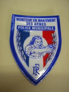 Insigne Métallique de Formateur de Police Municipale