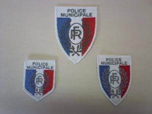 Porte-clés brodé Police Municipale